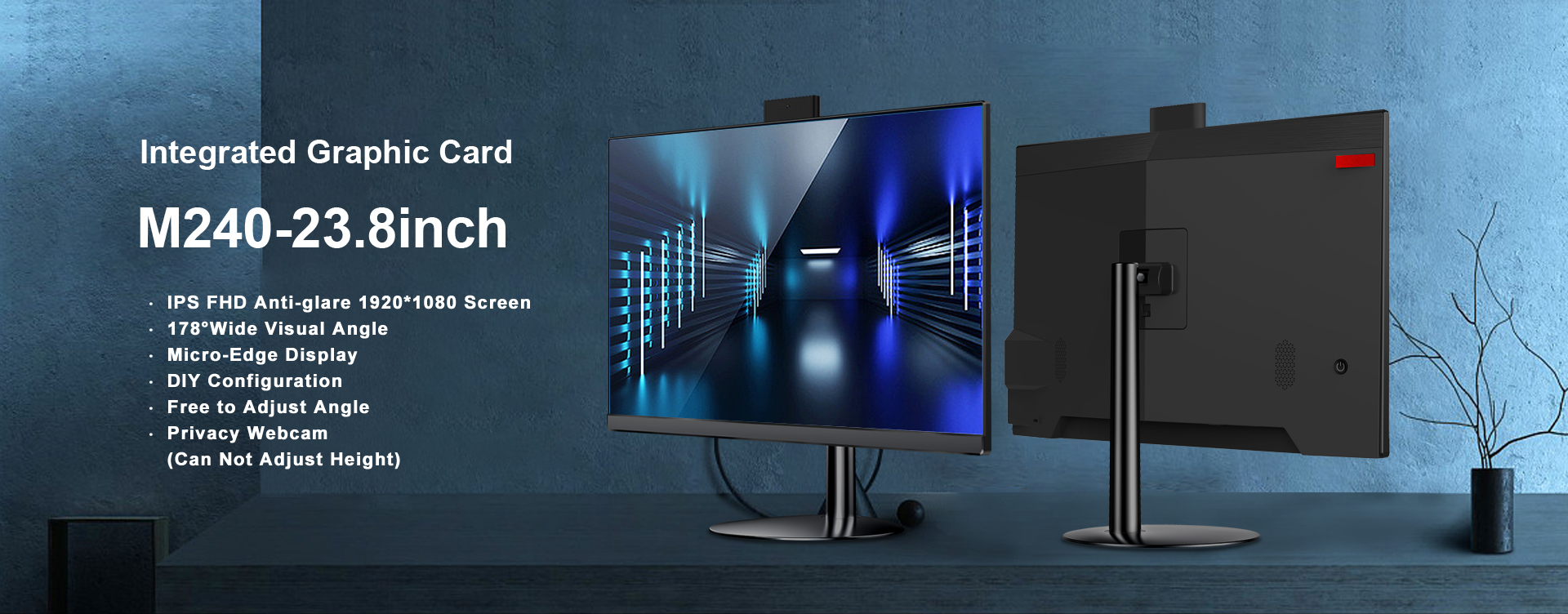 23.8 Inch All In One PC Style C
